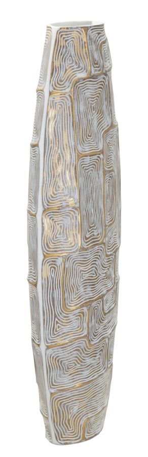 Vaso de Resina MODERN – DOURADO, BRANCO