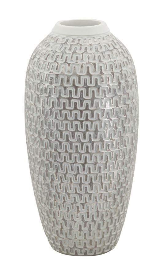 Vaso de Resina MODERN – Dourado, Branco