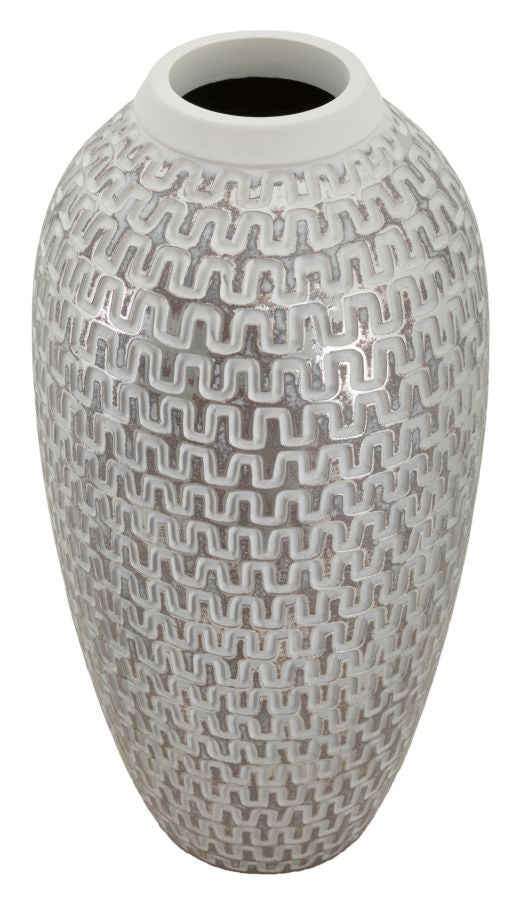 Vaso de Resina MODERN – Dourado, Branco