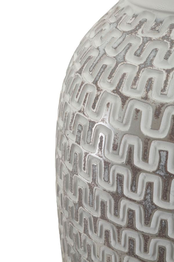 Vaso de Resina MODERN – Dourado, Branco