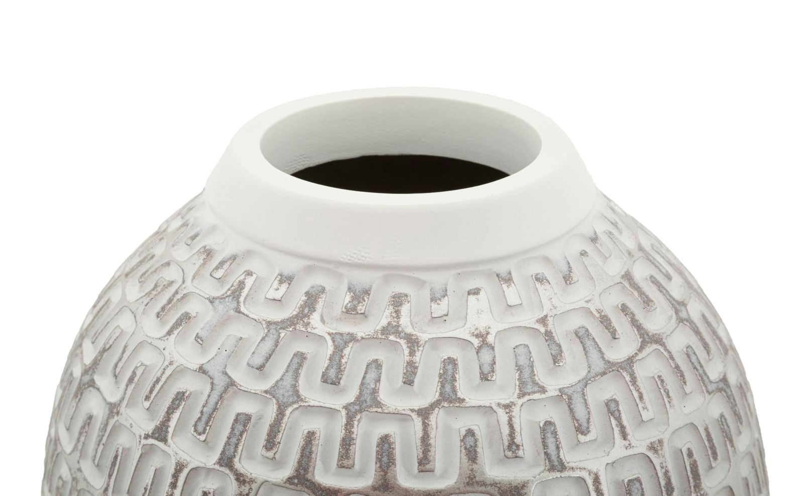 Vaso de Resina MODERN – Dourado, Branco