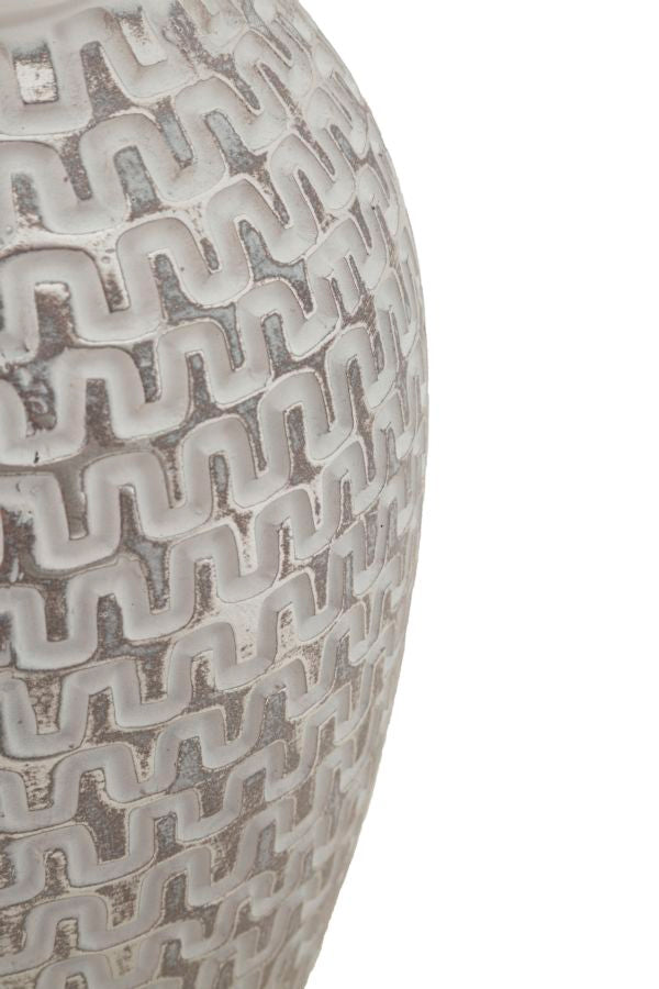 Vaso de Resina MODERN – Dourado, Branco