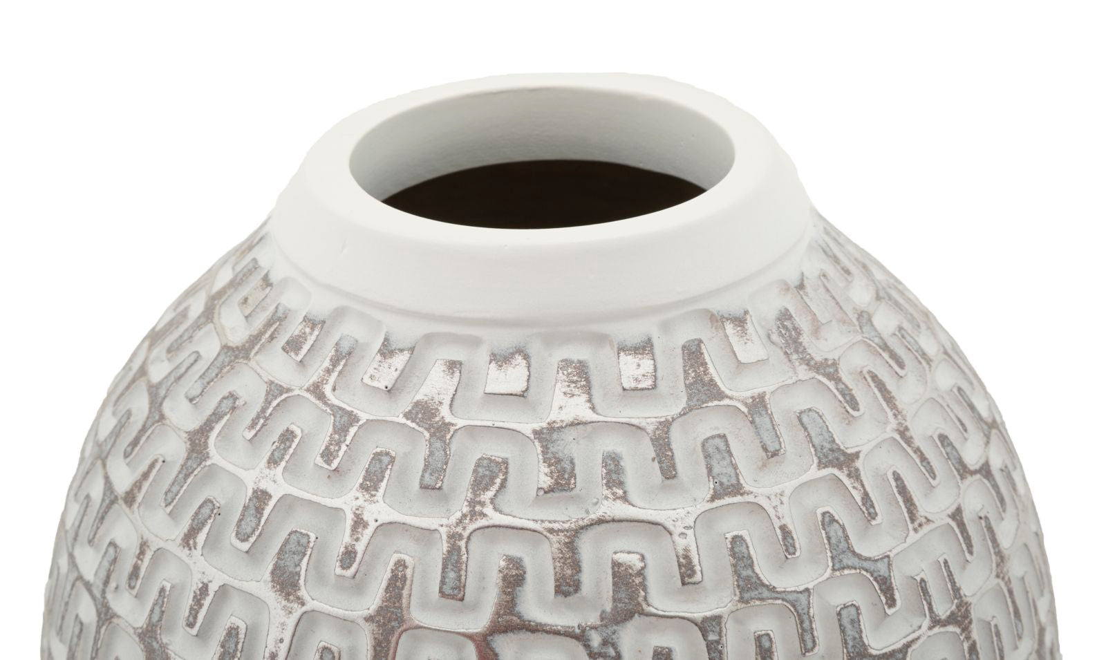Vaso de Resina MODERN – Dourado, Branco