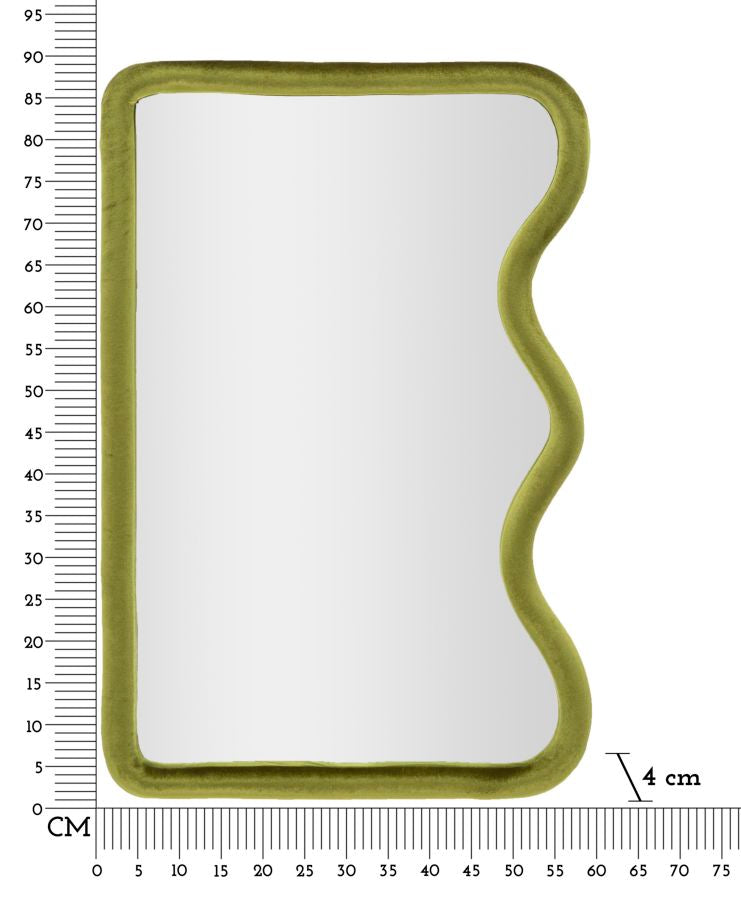 Espelho de Parede GLAM – Verde