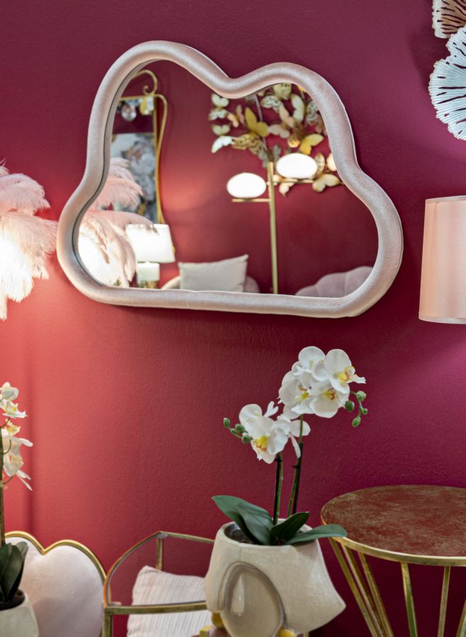 Espelho de Parede GLAM – Rosa