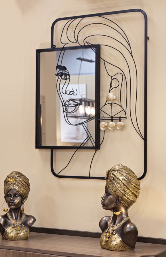 Espelho de Parede MODERN – Preto