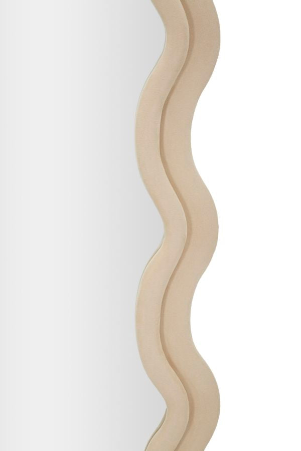 Espelho de parede GLAM – Creme