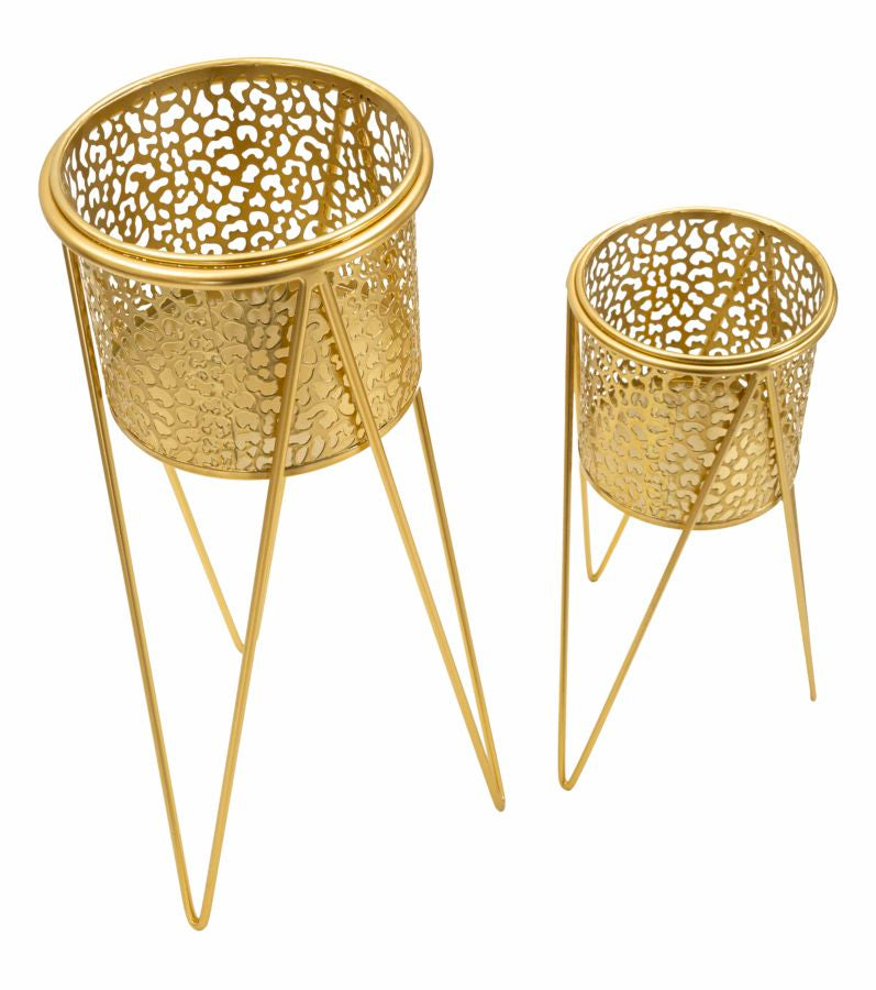 Suportes de Vaso GLAM – Dourado