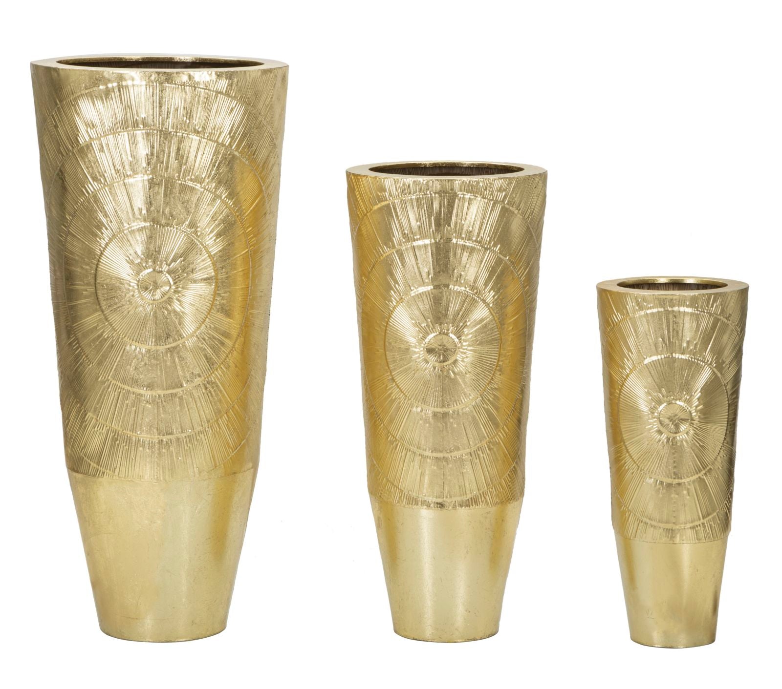 Conjunto de 3 Jarras GLAM – Dourado