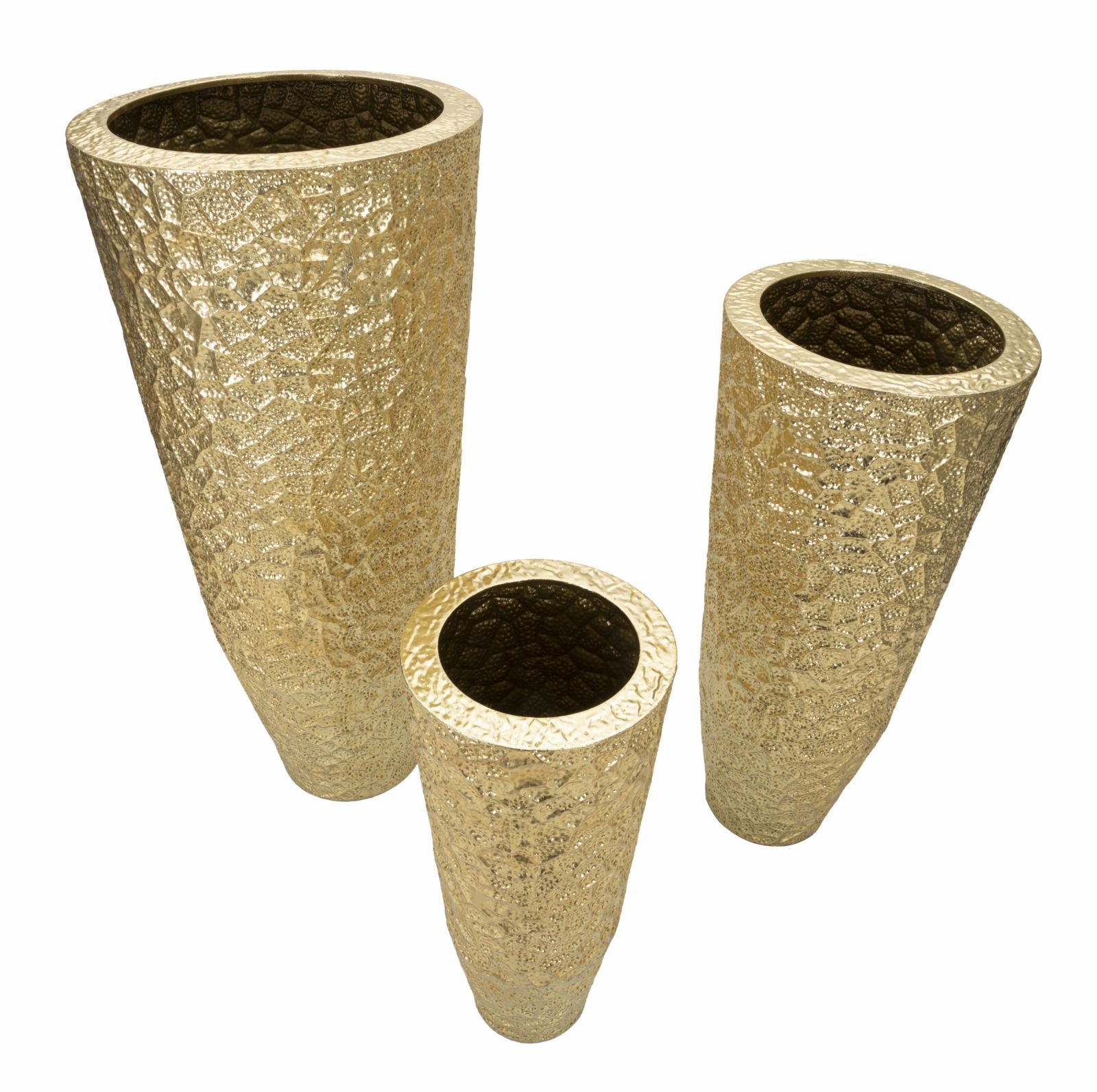 Conjunto de Vasos Redondos GLAM – Dourado