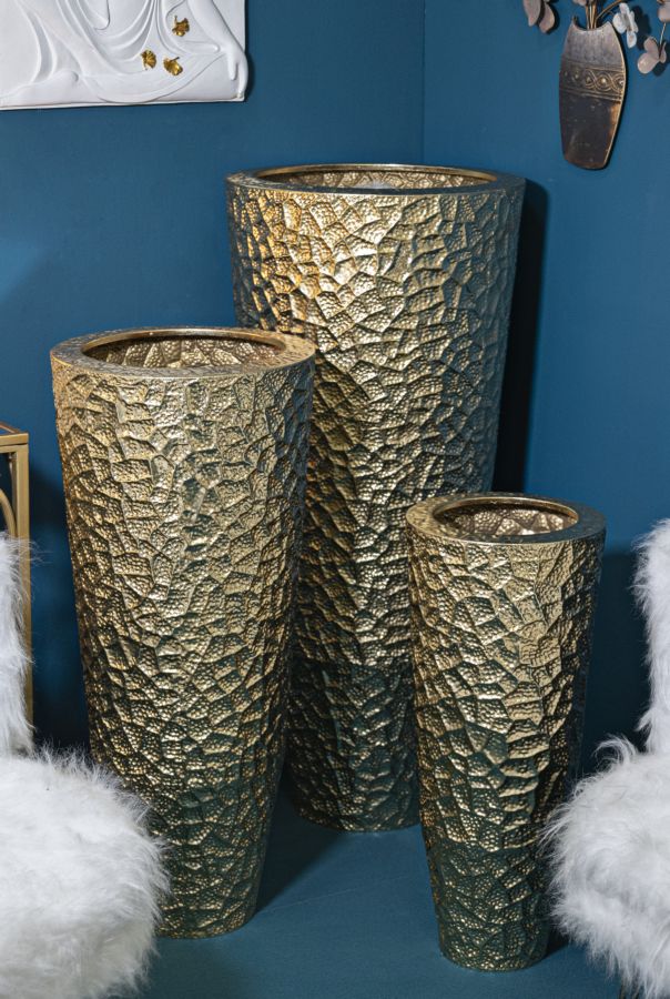 Conjunto de Vasos Redondos GLAM – Dourado