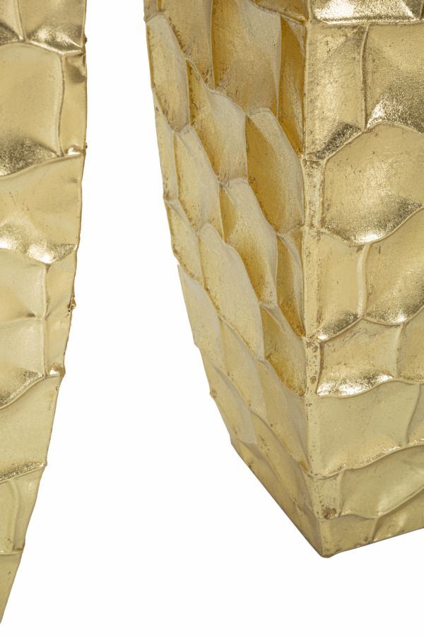 Conjunto de Vasos Quadrados GLAM – Dourado