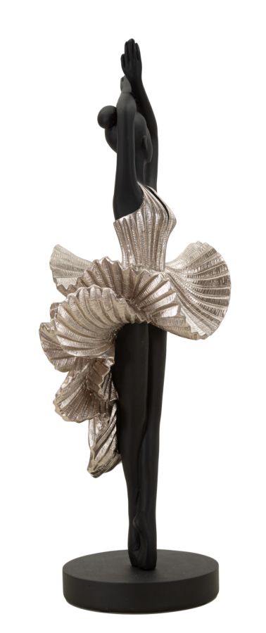 Estatueta GLAM – Preto, Prateado