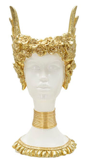 Escultura GLAM – Branco, Dourado