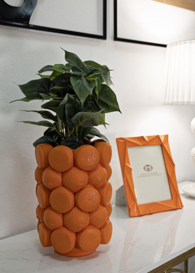 Vaso de Resina MODERN – Laranja