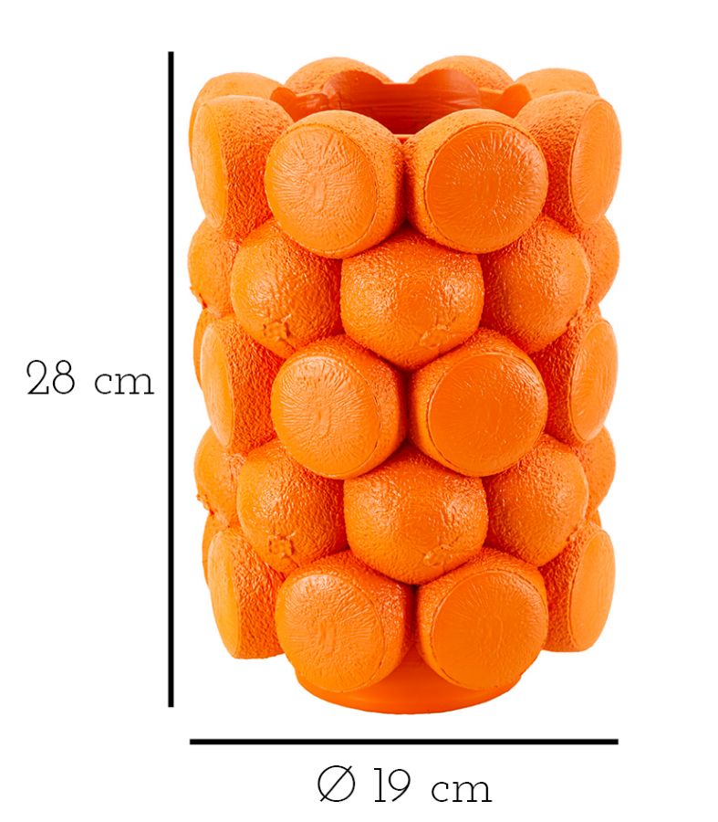 Vaso de Resina MODERN – Laranja