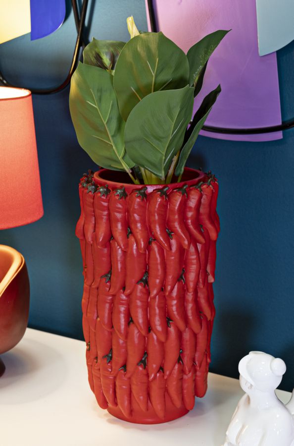 Vaso de Resina MODERN – Vermelho