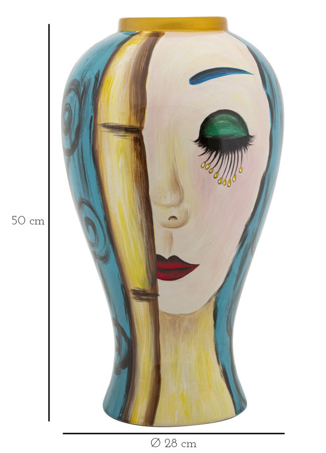 Vaso Cerâmico Moderno – Multicolor
