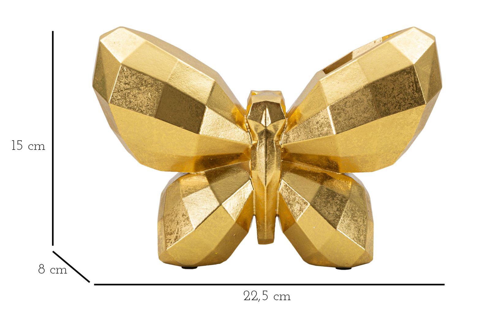 Vaso GLAM – Dourado