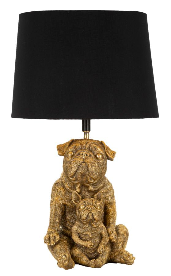 Candeeiro de Mesa MODERN – Dourado e Preto
