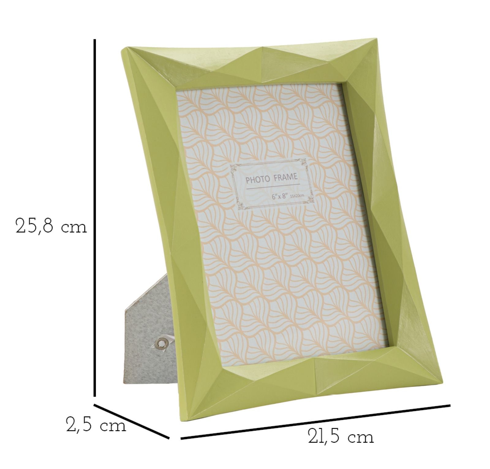Moldura Rectangular MODERN – Verde – 15x20 cm