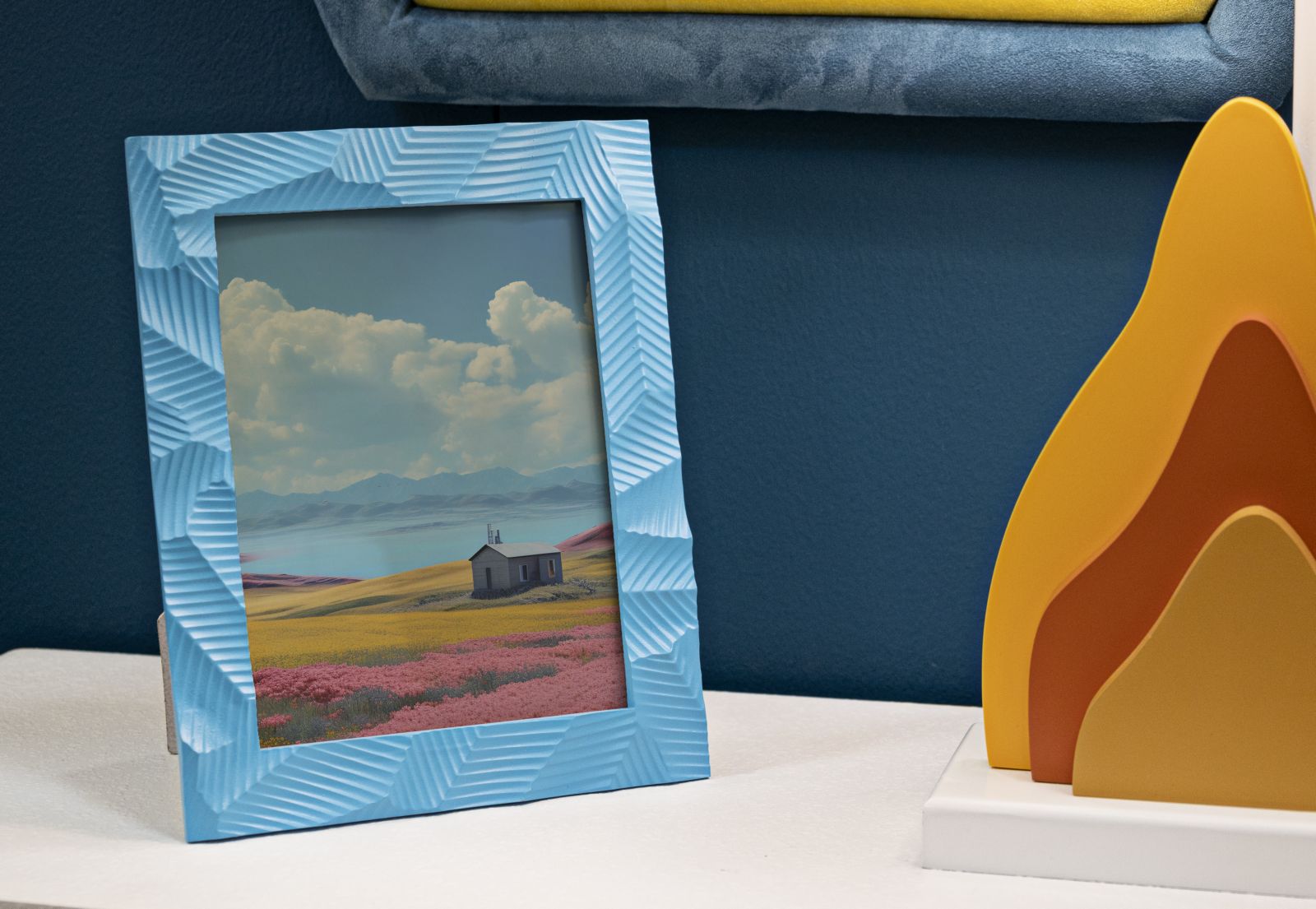 Moldura Moderna – Azul Claro – 15x20 cm