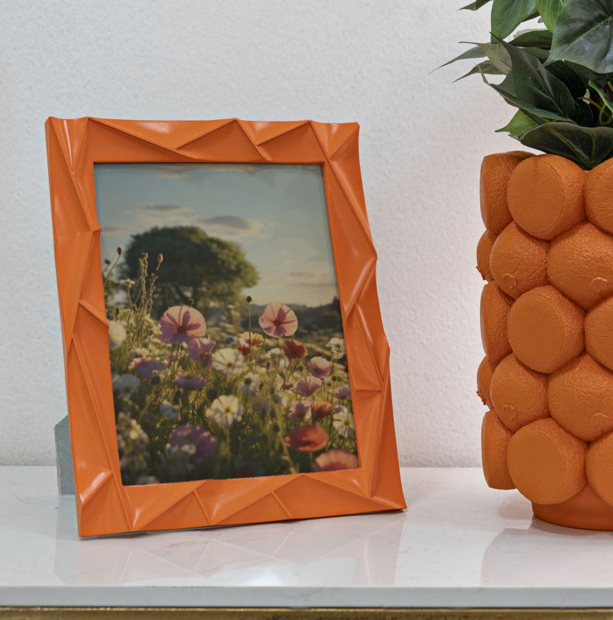 Moldura Livre Moderna – Laranja – 20x25 cm
