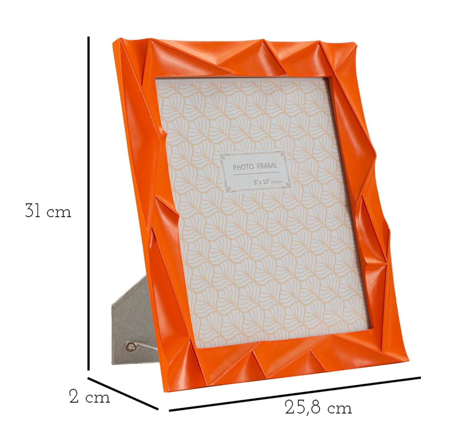 Moldura Livre Moderna – Laranja – 20x25 cm