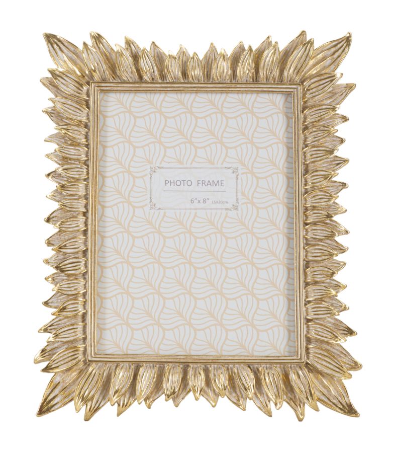 Moldura Rectangular GLAM – Dourada – 15x20 cm