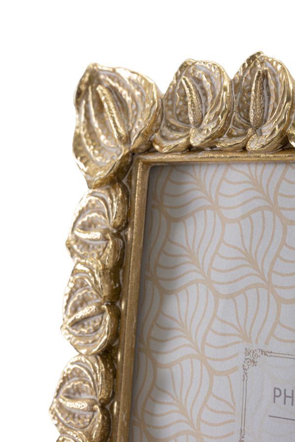 Moldura Rectangular GLAM – Dourada – 15x20 cm