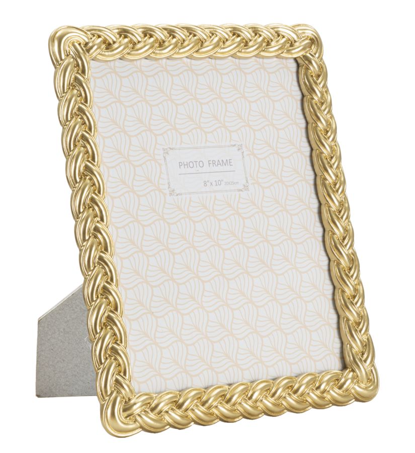 Moldura Rectangular GLAM – Dourada – 20x25 cm