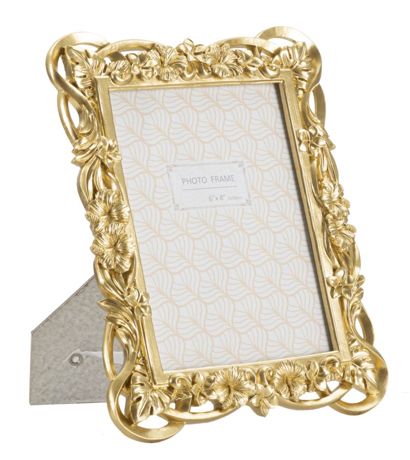 Moldura Retangular Free-standing GLAM – Dourada – 15x20 cm