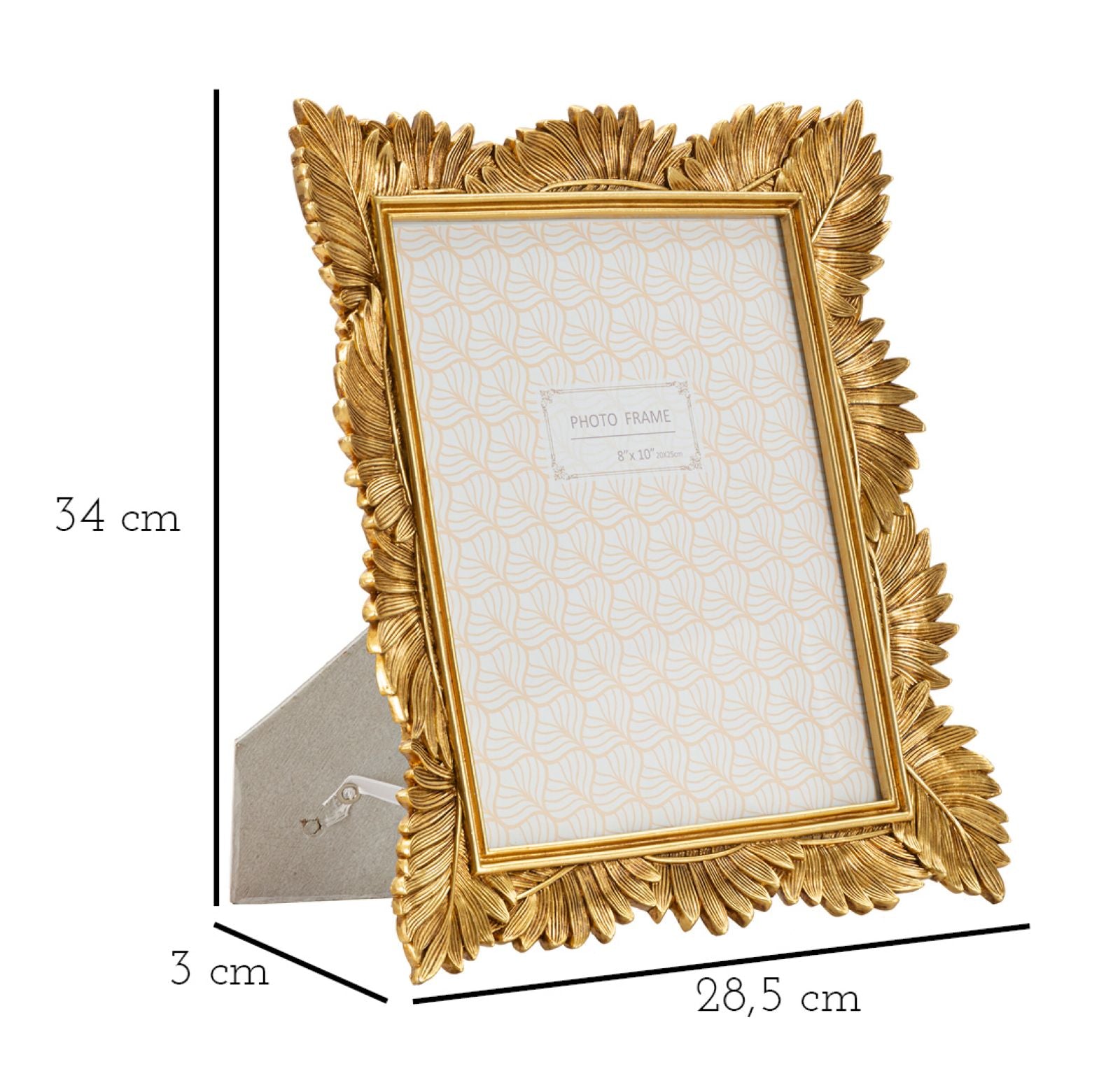 Moldura Livre GLAM – Dourada – 20x25 cm
