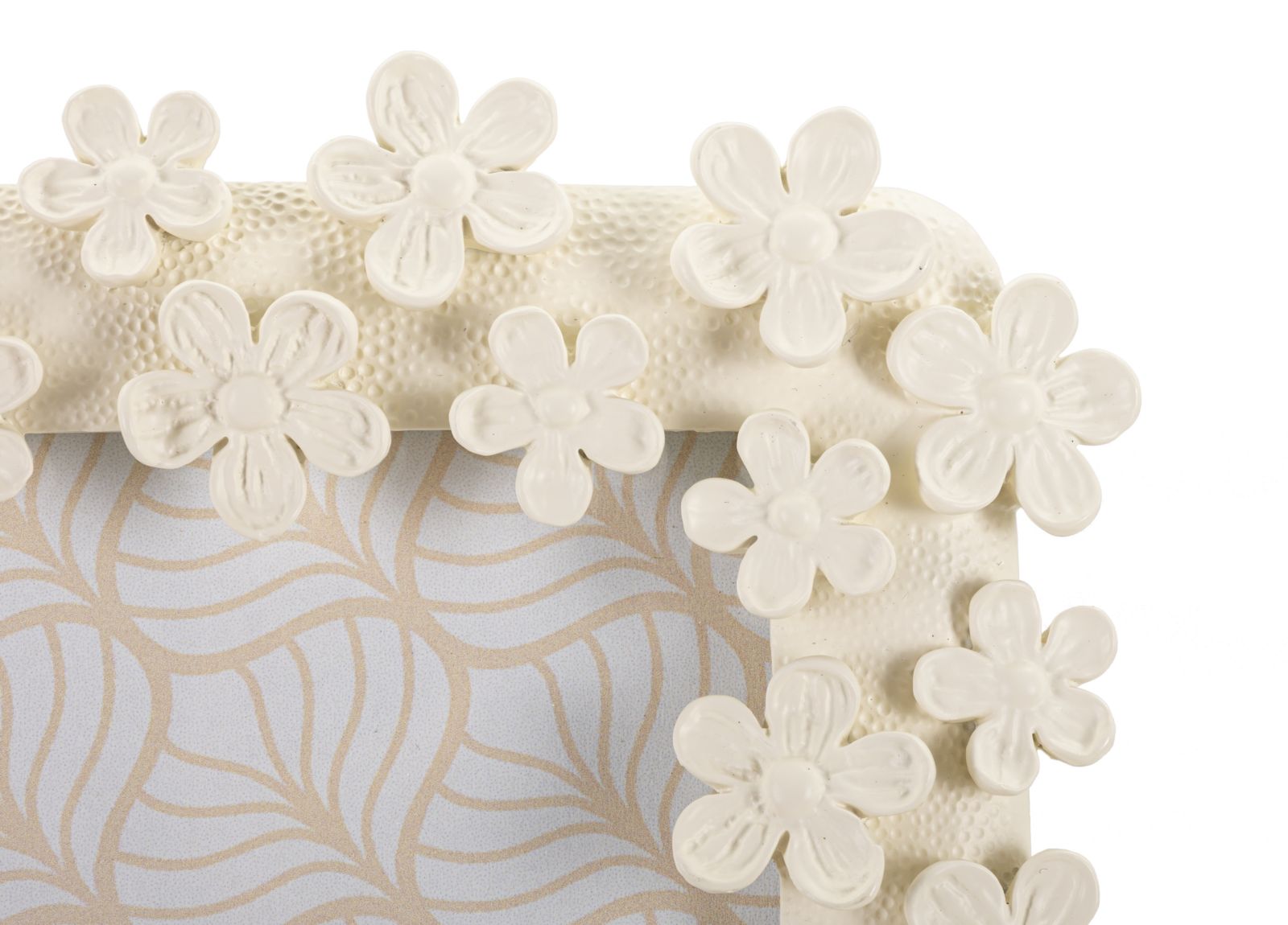 Moldura Retangular GLAM – Creme – 15x20 cm
