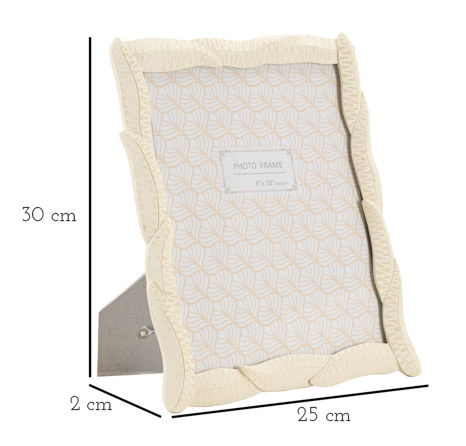 Porta-retratos GLAM – Creme – 20x25 cm