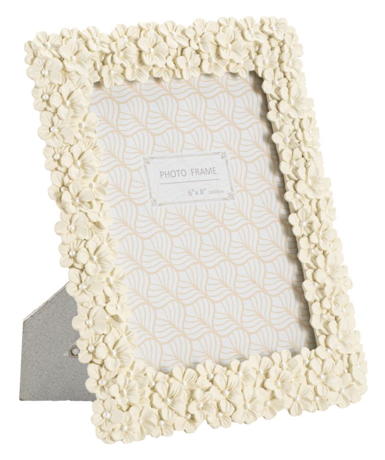 Moldura Retangular GLAM – Creme – 15x20 cm