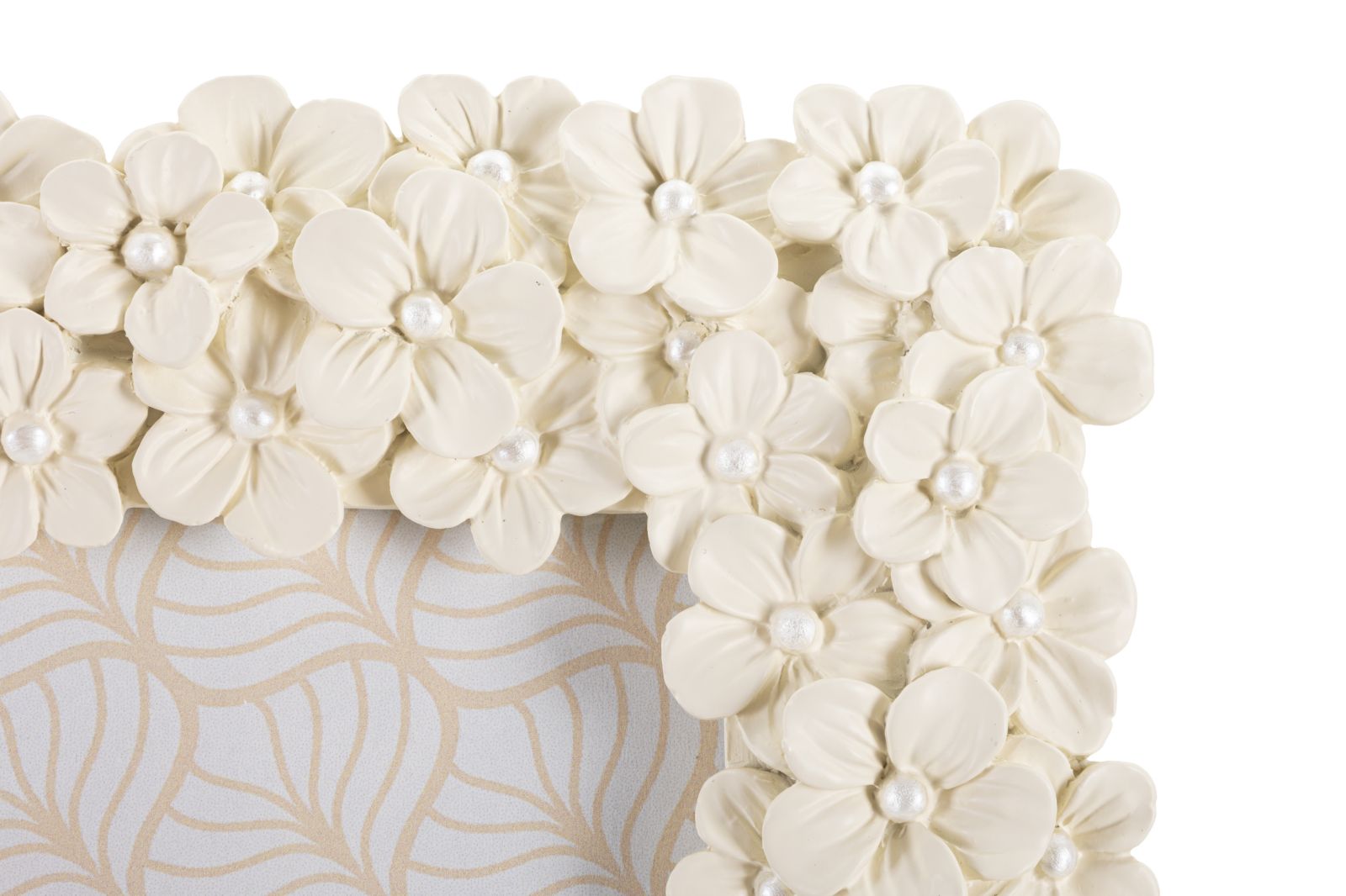 Moldura Retangular GLAM – Creme – 15x20 cm