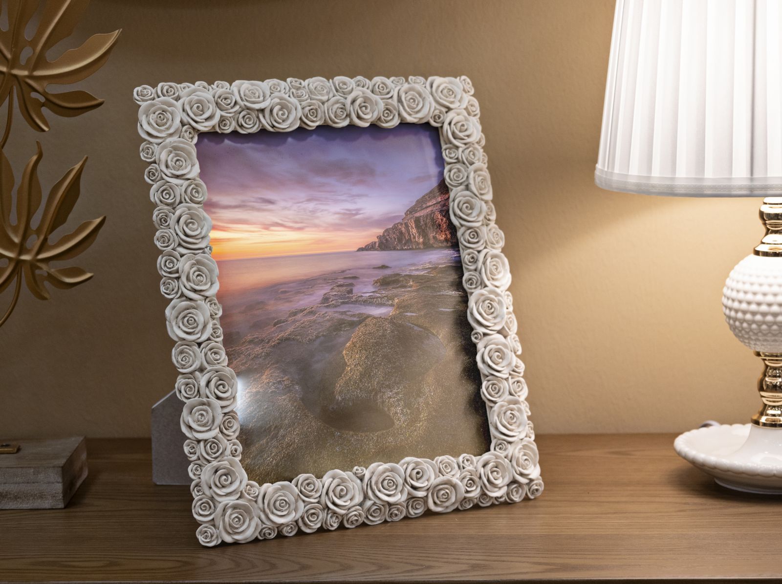 Moldura Retangular GLAM – CREAM – 20x25 cm