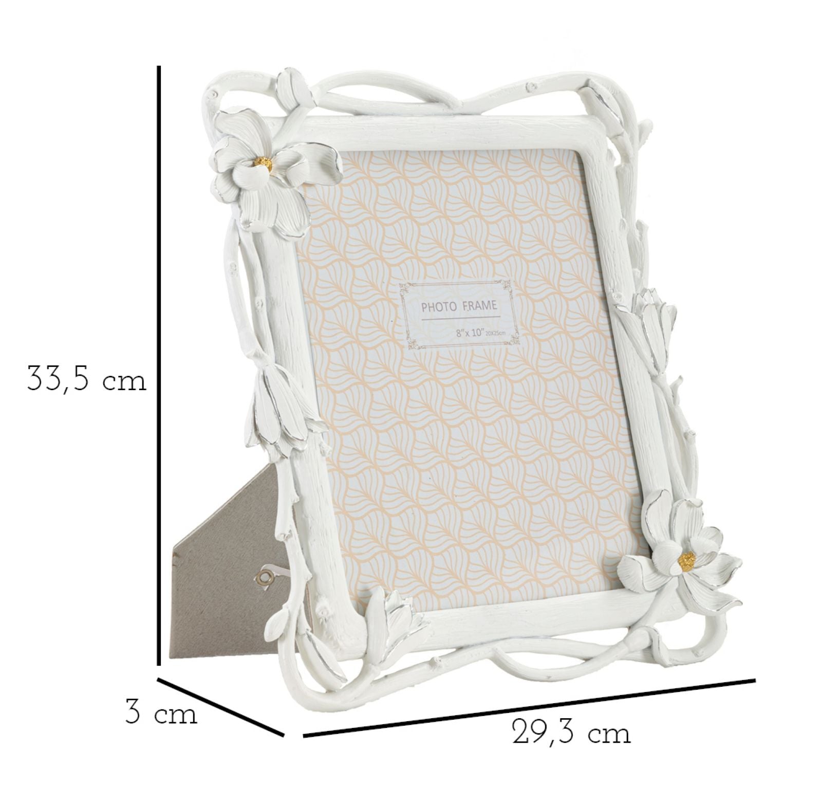 Moldura Livre GLAM – Branco – 20x25 cm