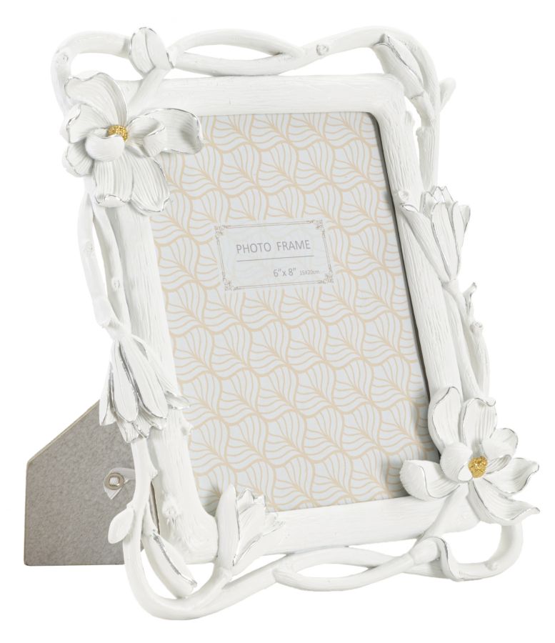 Moldura Rectangular GLAM – Branco – 15x20 cm