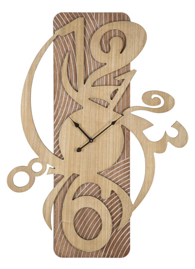 Relógio de Parede – Natural – MDF