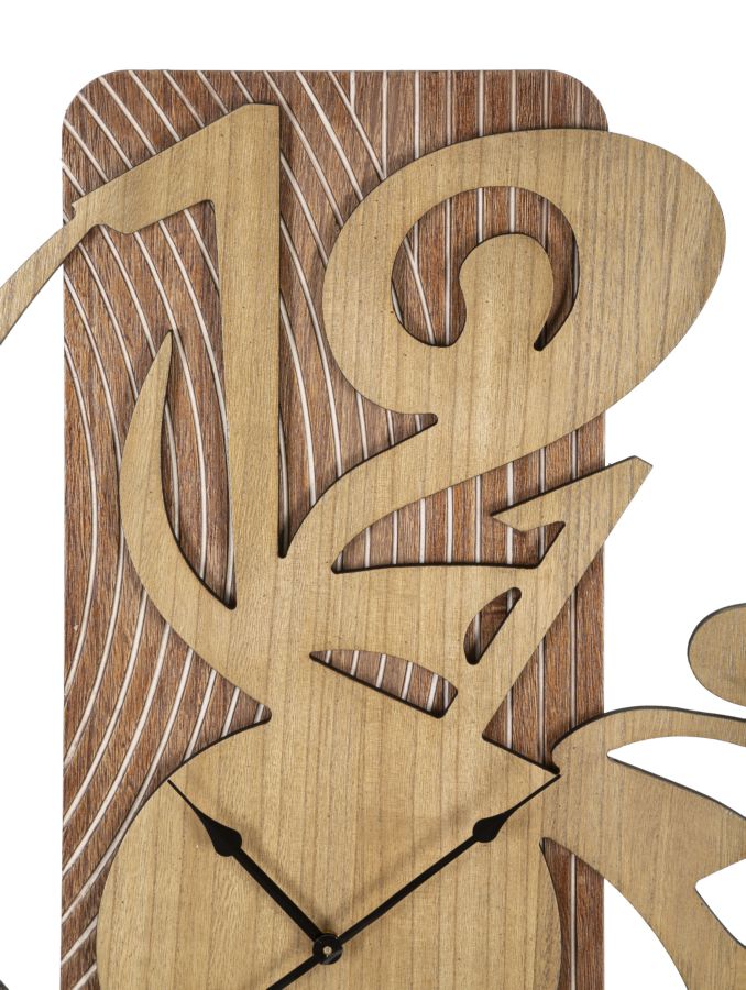 Relógio de Parede – Natural – MDF