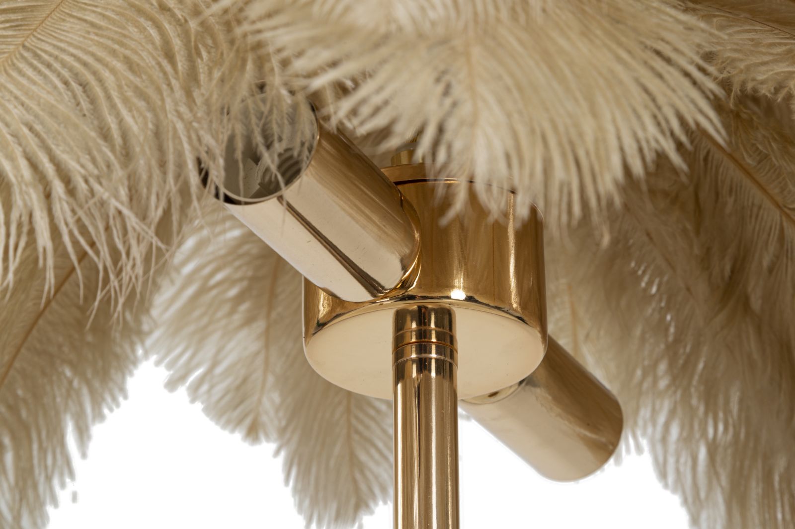 Candeeiro de Mesa GLAM – Dourado e Camelo