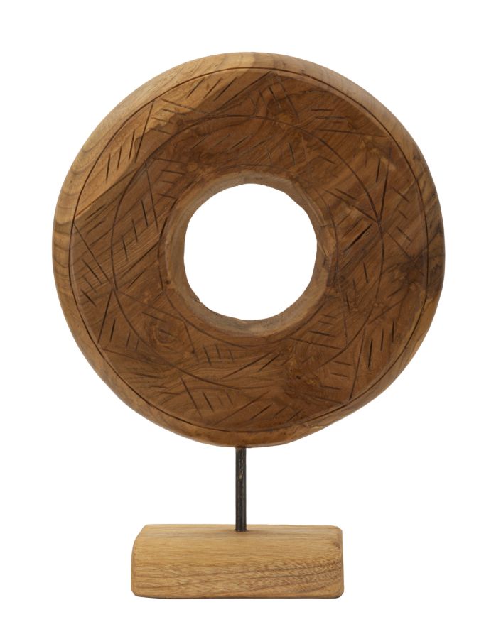 Escultura Redonda ETNICH – Castanho