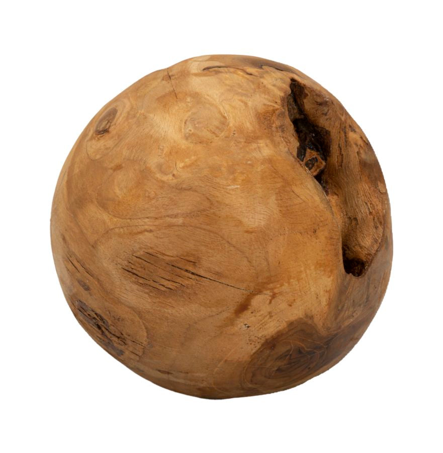 Bola de Teca Reciclada ETNICH – Castanho