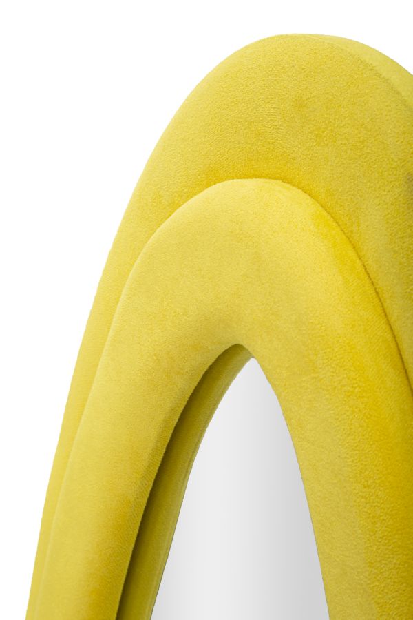 Espelho de Parede GLAM – Amarelo