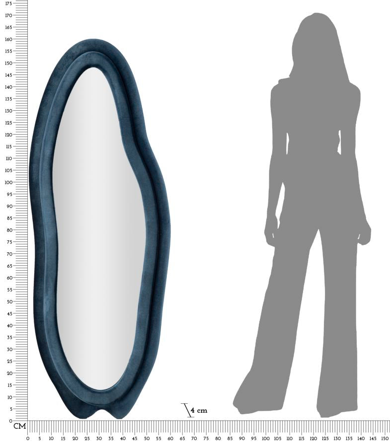 Espelho de Parede GLAM – Azul