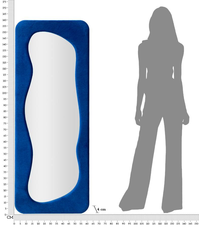 Espelho de Parede GLAM – Azul