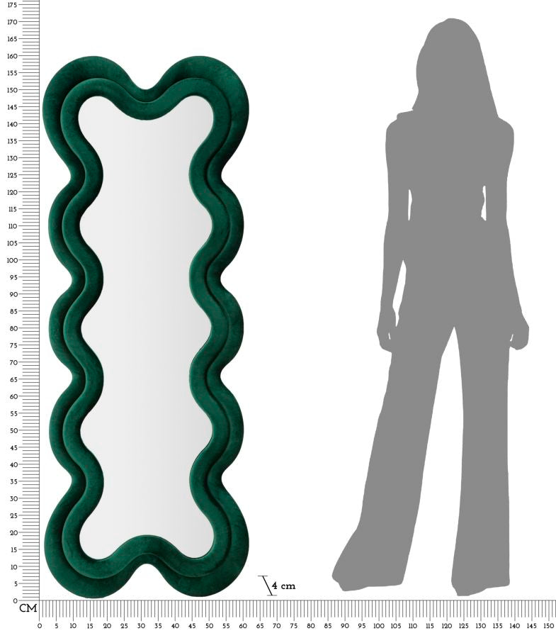 Espelho de Parede GLAM – Verde