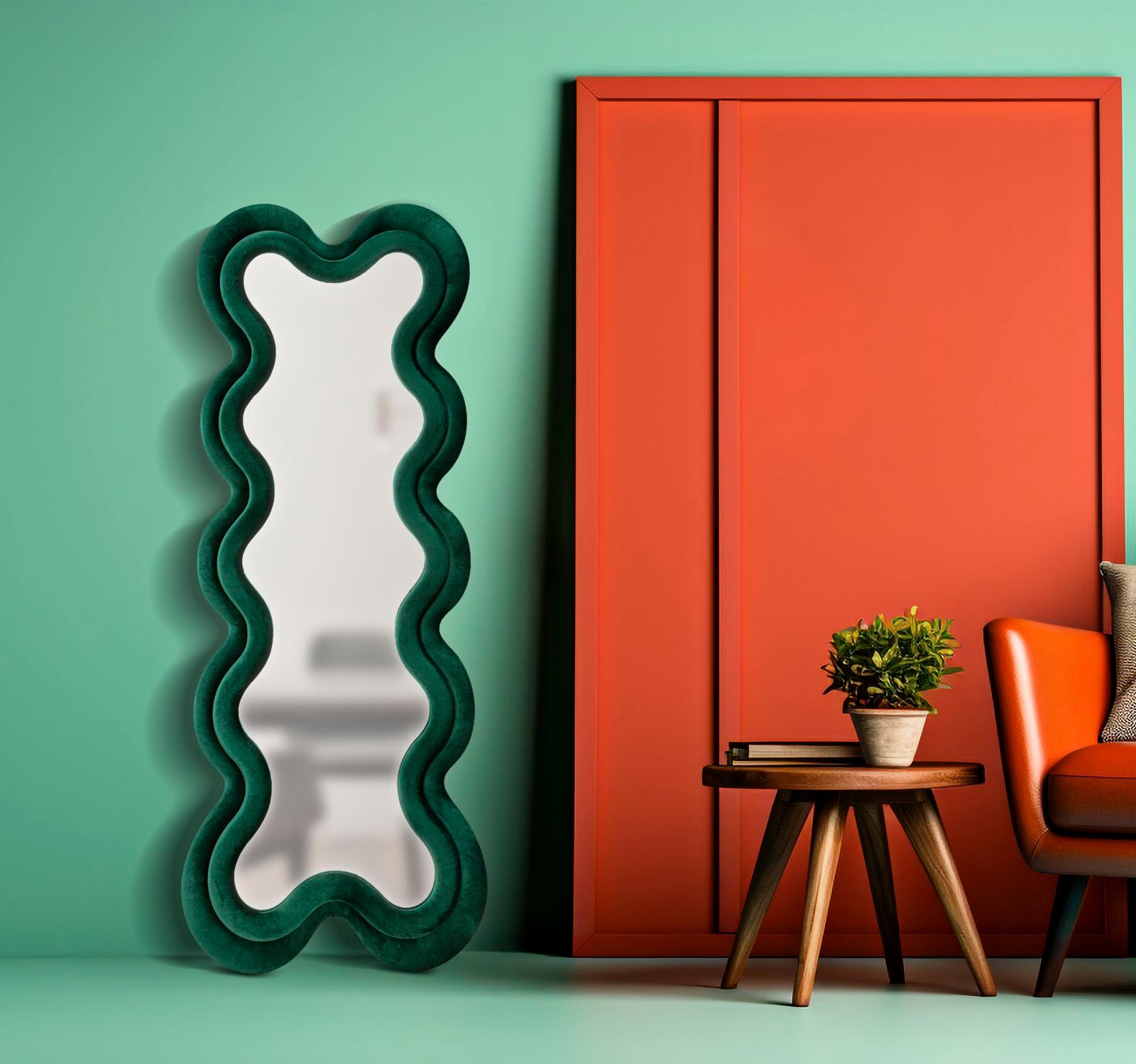 Espelho de Parede GLAM – Verde
